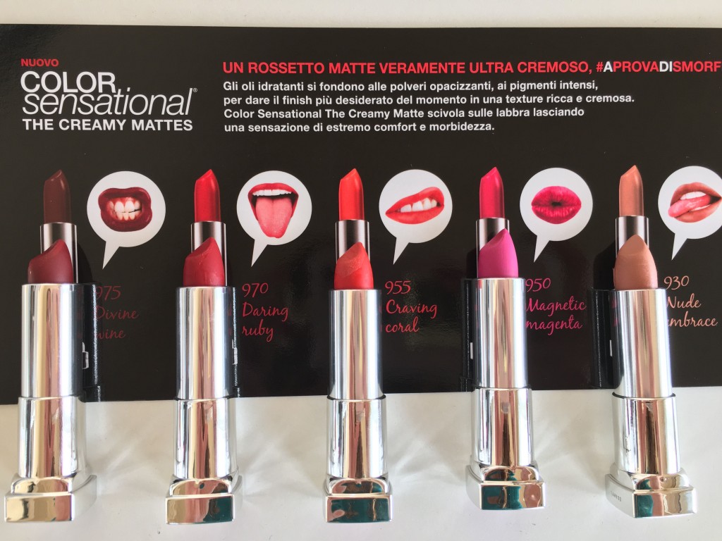 maybelline color sensational the creamy mattes